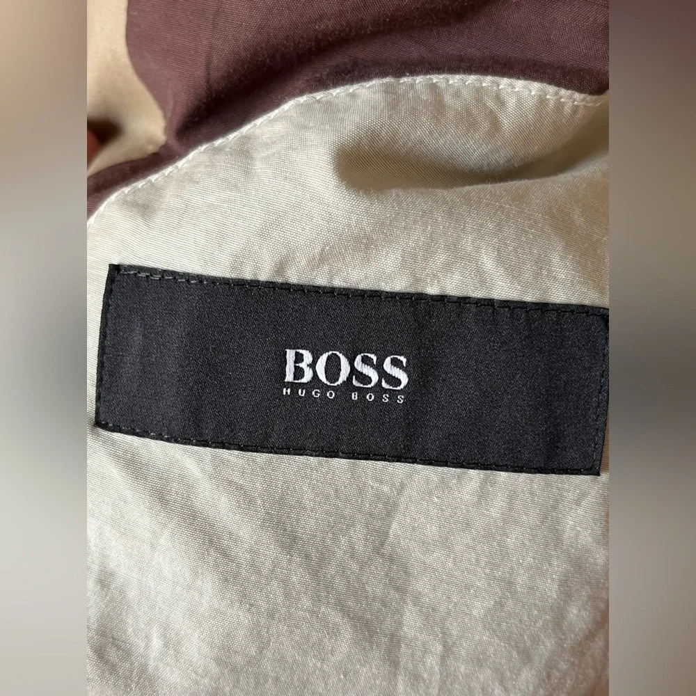 Hugo Boss Men’s Safari Field Jacket Coat tan 38R - Picture 10 of 12